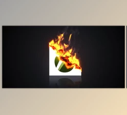 Burning Paper Logo (Videohive 1925502)