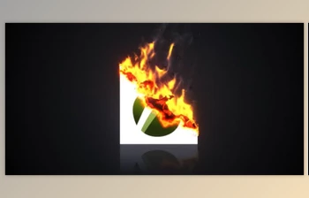Burning <span class='badge badge-warning'>Paper</span> Logo (Videohive 1925502)