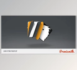 Logo Sting Page Flip (Videohive 6608966)