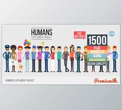 Humans Explainer Toolkit (Videohive 17152310)