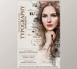 Typography (Alphabetic) Photoshop Action GraphicRiver-28381215