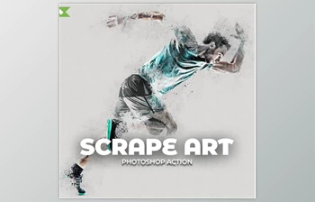 Scrape <span class='badge badge-warning'>Art</span> Photoshop <span class='badge badge-warning'>Action</span> GraphicRiver-28218323