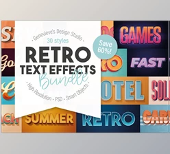Retro Text-Effects -The Big Bundle CreativeMarket-5049158