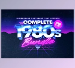 80s Text Effects Complete Bundle (GraphicRiver 28703930)
