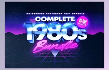 80s <span class='badge badge-warning'>Text</span> Effects Complete Bundle (GraphicRiver 28703930)