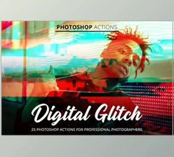 Digital Glitch Actions for Photoshop CreativeMarket-4845098