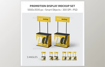Promotion <span class='badge badge-warning'>Display</span> Mockup Set GraphicRiver-28456624