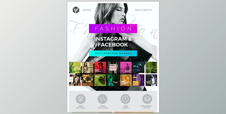 50 Fashion Instagram & Facebook Banners GraphicRiver-28479359