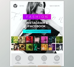 50 Fashion Instagram & Facebook Banners GraphicRiver-28479359