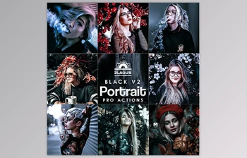 Black Portrait V2 <span class='badge badge-warning'>Photoshop</span> <span class='badge badge-warning'>Actions</span> GraphicRiver-27735528