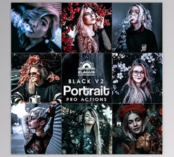Black Portrait V2 Photoshop Actions GraphicRiver-27735528