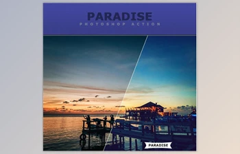 Paradise Photoshop <span class='badge badge-warning'>Action</span> GraphicRiver-27717748