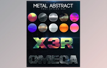 <span class='badge badge-warning'>Metal</span> Abstract Text Styles V14 GraphicRiver-27460500