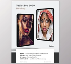 Tablet Pro 2020 Mock-up GraphicRiver-28456538