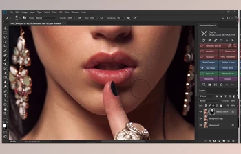 Photoshop Delicious Retouch <span class='badge badge-warning'>Panel</span> v5.0