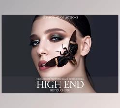 High End Retouching Photoshop Action