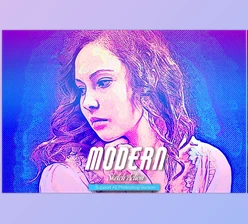 Modern Sketch Photoshop Action CreativeMarket-5467530