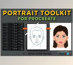 Portrait Toolkit For Procreate CreativeMarket-4484763
