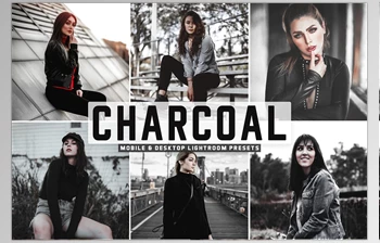 Charcoal <span class='badge badge-warning'>Pro</span> Lightroom Presets CreativeMarket-5423667