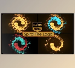 Spiral Fire Logo (Videohive 21072499)