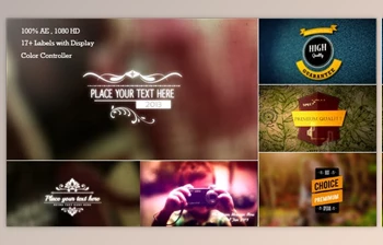<span class='badge badge-warning'>Retro</span> Titles and Labels (Videohive 6551793)