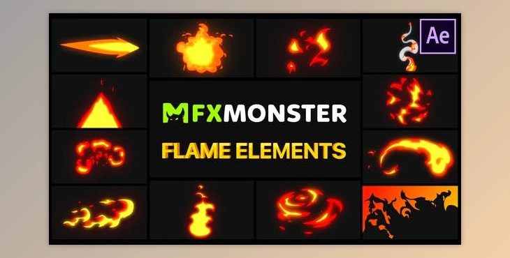 Download Flame Elements | After Effects (Videohive 28890319)