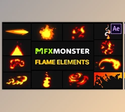 Flame Elements | After Effects (Videohive 28890319)