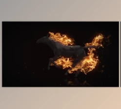 Flamming Horse Logo Reveal (Videohive 22216625)