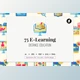 Distance Education - E-Learning elements icon pack