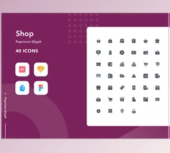 Shop - Papricon Glyph for your digital needs