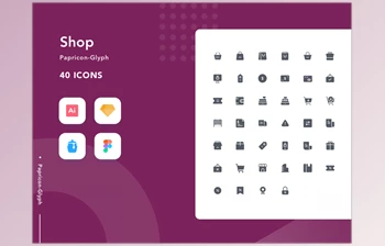 <span class='badge badge-warning'>Shop</span> - Papricon Glyph for your digital needs