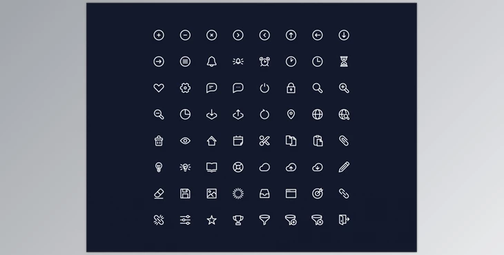 Line Hero - 940 Vector Icons