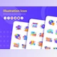 Icon Package for finance, Data Security and E-commerce