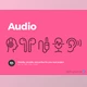 64 Audio Icons playful personality