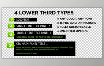 Unhinged <span class='badge badge-warning'>Lower</span> Thirds (Videohive 751909)
