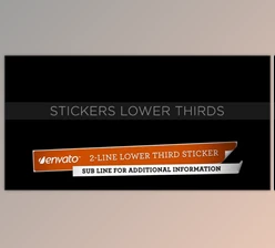 Lower Third Stickers (Videohive 153157)