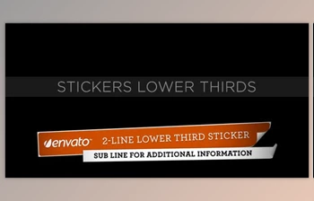 Lower <span class='badge badge-warning'>Third</span> Stickers (Videohive 153157)