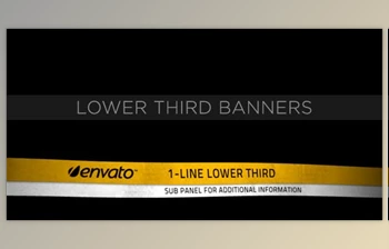 Lower Third <span class='badge badge-warning'>Ribbon</span> Banners (Videohive 231556)