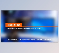 Local News Broadcast Lower Third Package (Videohive 5337838)