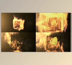 Qube Fire Logo Reveal (Videohive 9491331)