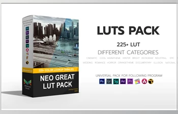 Neo Great LUTs <span class='badge badge-warning'>Pack</span> (Motionarray 161419)