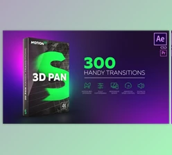 Motion Bro 3D Pan Transitions (Videohive-21416030)