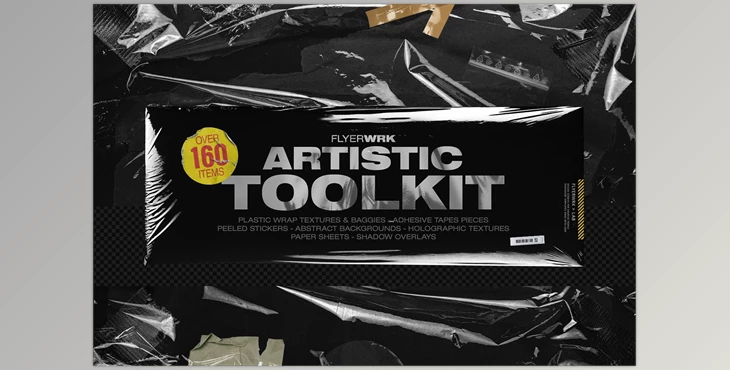 Download flyerwrk – Artistic Toolkit 1.0 (Abstract and artistic textures)