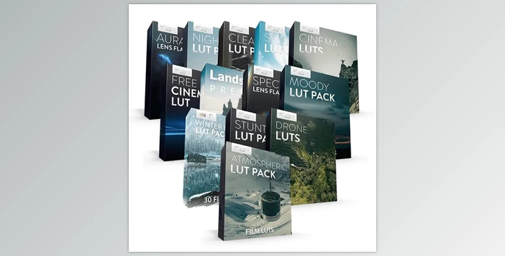 Download The Complete Filmmaking Bundle LUTs & Lens Flares