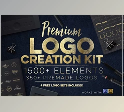 Download Logo Creation Kit Bundle Edition for Photoshop & Illustrator