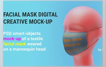 Download Facial mask MOCK-UP <span class='badge badge-warning'>CreativeMarket-5012151</span>