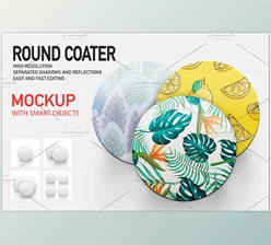 Download COASTER MOCKUP SET CreativeMarket-4891657