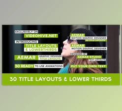 Download Titles for clean, intro, kinetic, layouts (Videohive 8877250)