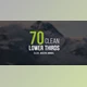 Download 70 Clean Lower Thirds (Videohive 16283018)