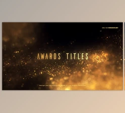 Download Golden Glitter Particles Titles (Videohive 25542712)